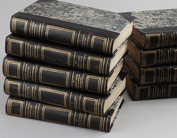 BOKVERK, volym I-IX, "Den introducerade Svenska Adelns Ättartavlor", Gustaf Elgenstierna, Stockholm 1925-36.