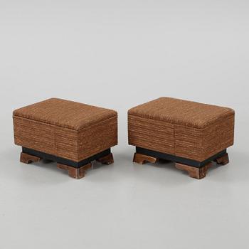 Art Déco · PALLAR, ett par, art déco, 1920/30-tal.