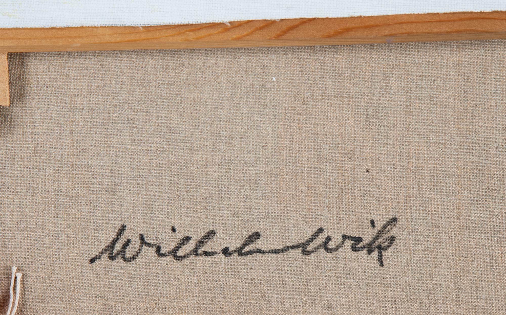 Wilhelm Wik, oil on canvas, signed verso.