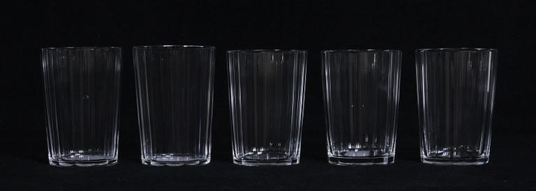 GLASSERVISDELAR, 24 st, "Karlberg", design Elis Bergh, Kosta.