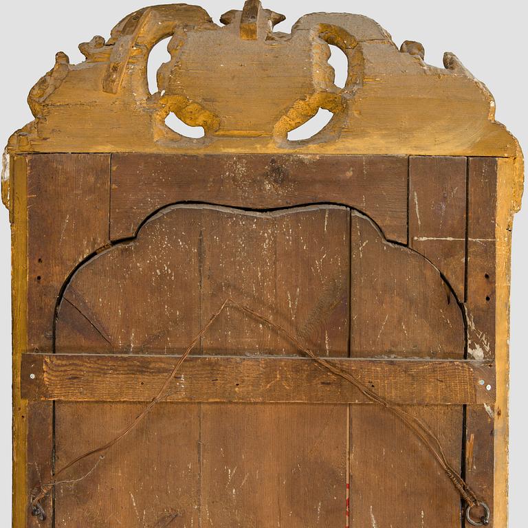 Peili, rokokoo, 1700-luvun loppupuoli.