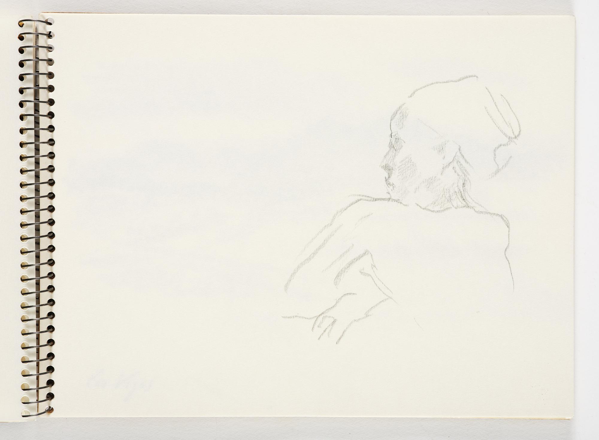 Lotte Laserstein, 4 skissböcker med blyertsteckningar.