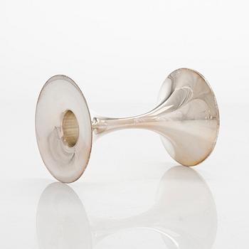 Tapio Wirkkala, five silver candlesticks, "Trumpetti", Kultakeskus, Hämeenlinna 1992-2012.