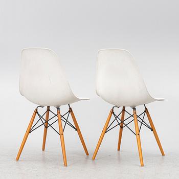 Charles & Ray Eames, stolar, ett par, "Plastic chair DSR", Vitra,