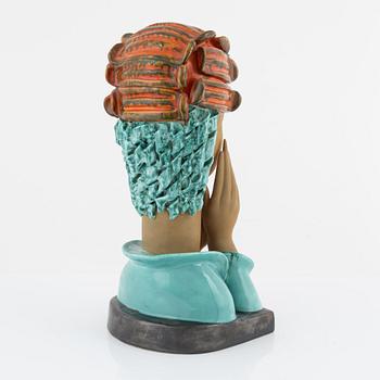 Kurt Goeble, an earthenware figurine, Goldscheider, Austria, 1930's/40's.