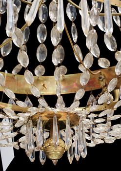 LJUSKRONA, empirestil, sent 1800-tal. H 70.