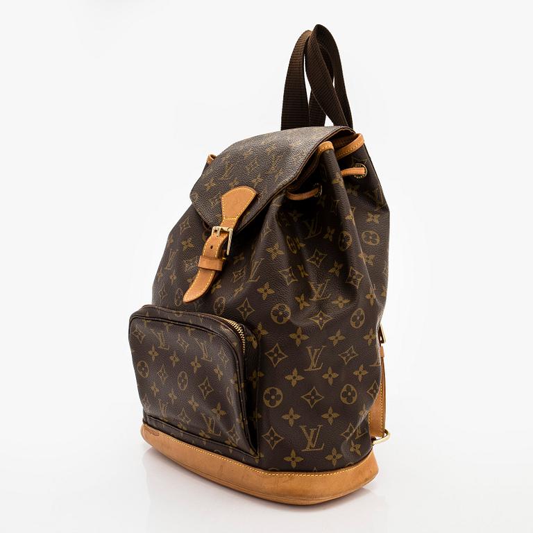Louis Vuitton, a monogram canvas 'Montsouris' backpack.