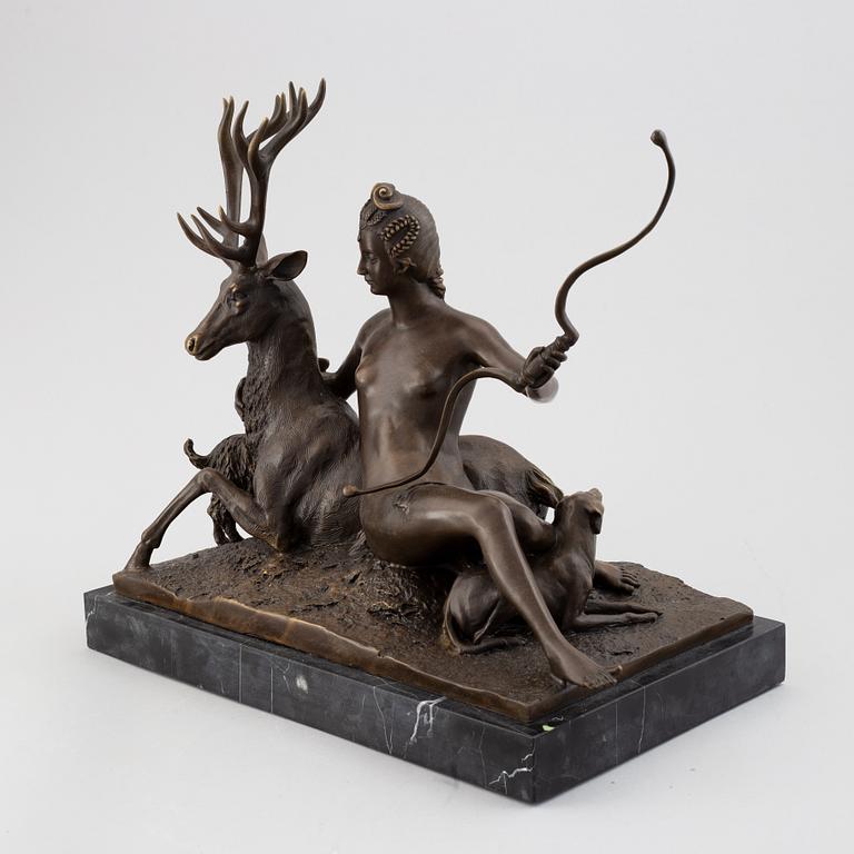 Ponce Jacquiot, efter, skulptur, brons.