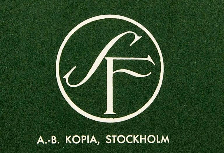 POSTER, 1955, Ingmar Bergman, SF A-B  Kopia Stockholm.