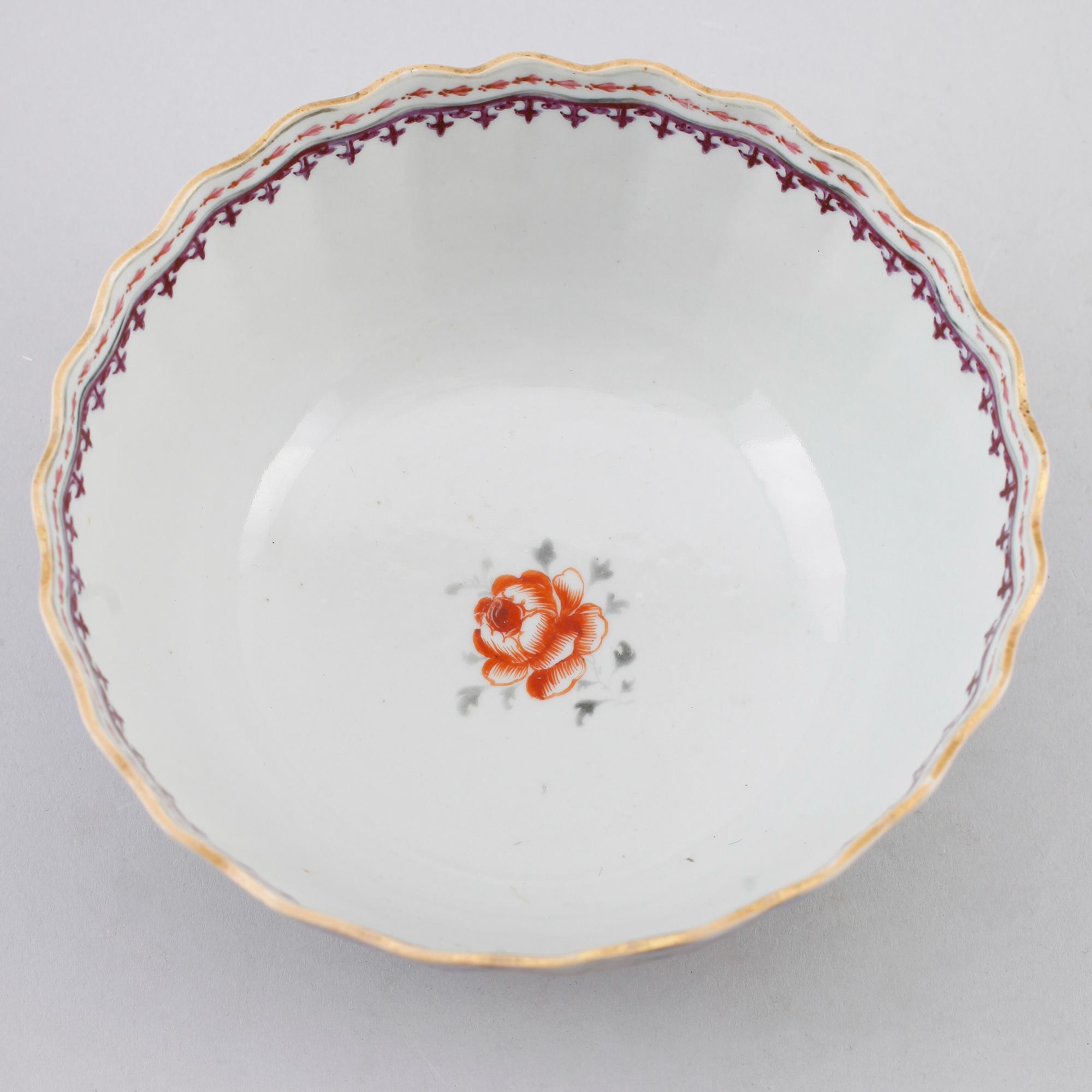 SKÅL, porslin, Kina, Qianlong 1736-1795.