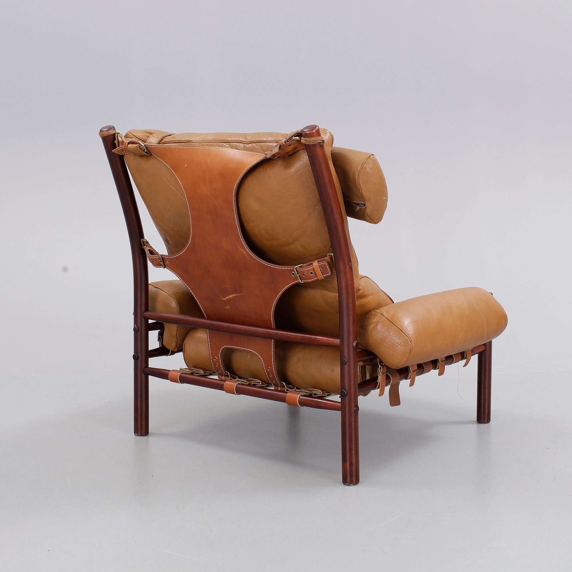 FÅTÖLJ, "Inka", Arne Norell, 1970-tal.