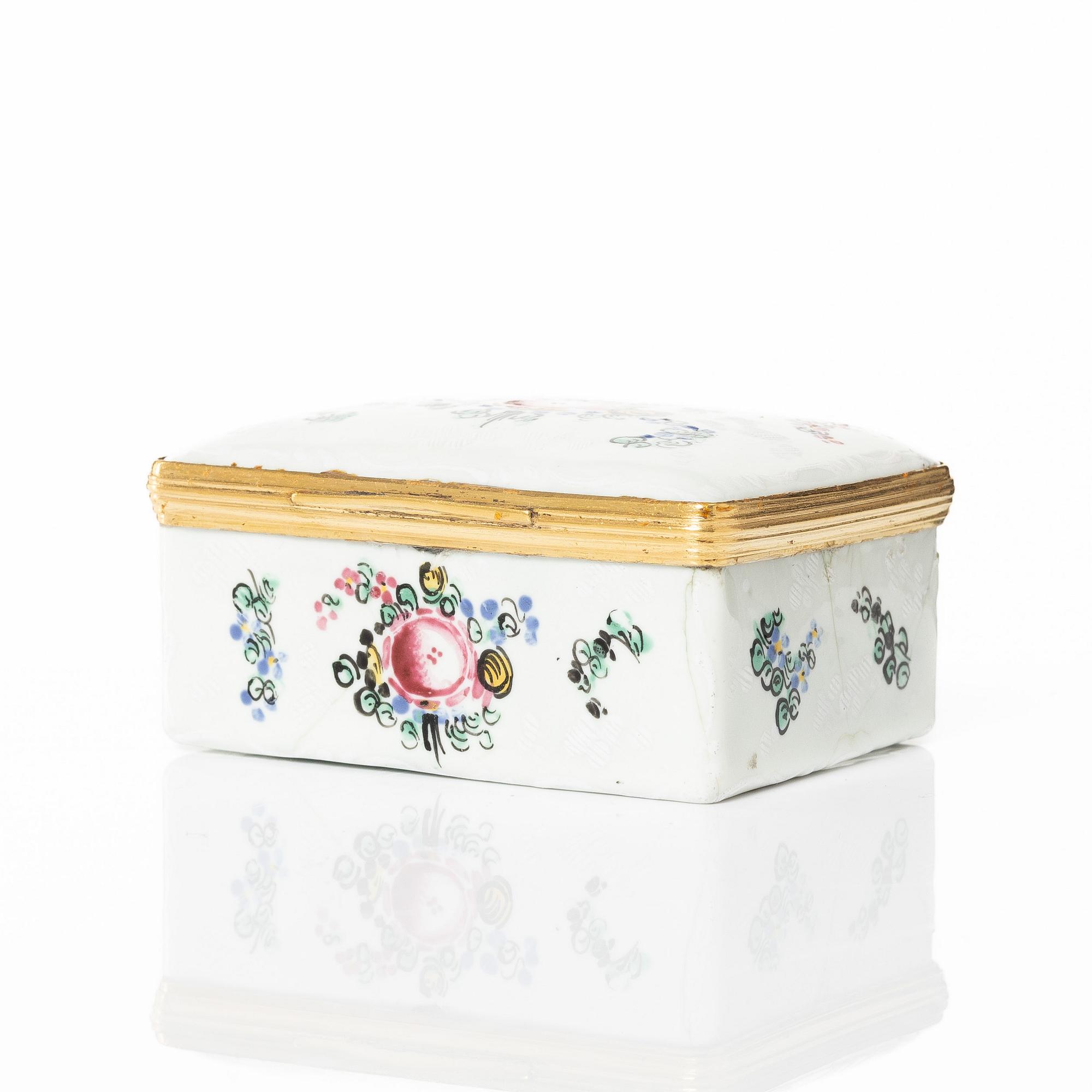 Dosa, emalj, 1700-tal.