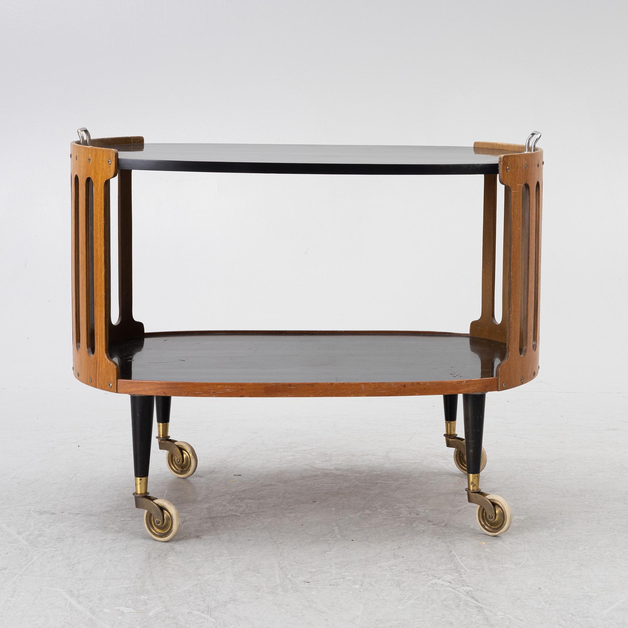 Serveringsvagn, 1950-tal.