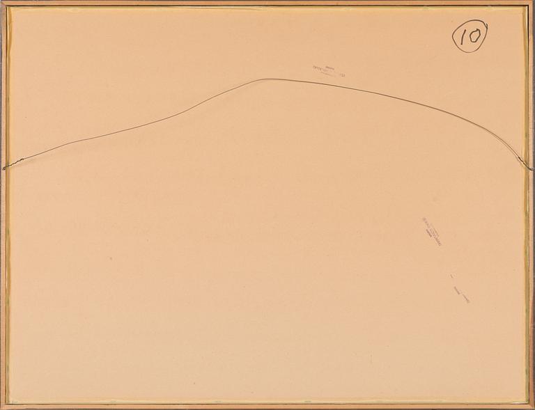 Nandor Mikola, watercolour, signed and dated 1980.