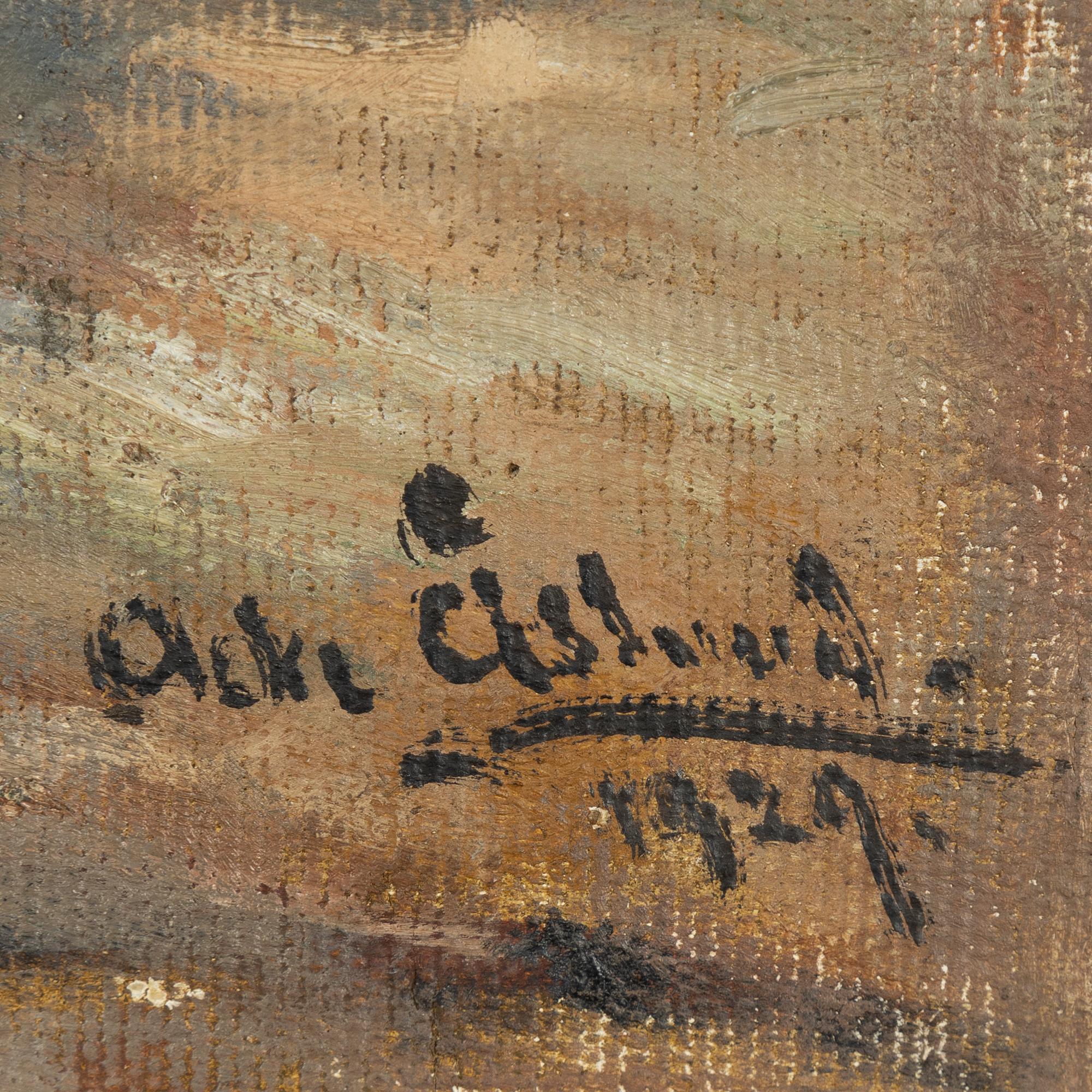 Acke Åslund, Arbetare med häst och vagn.