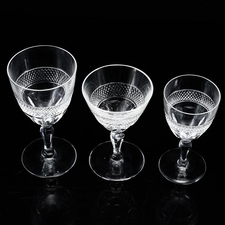 An Edward Hald part 'Rio' glass service, Orrefors (28 pieces).