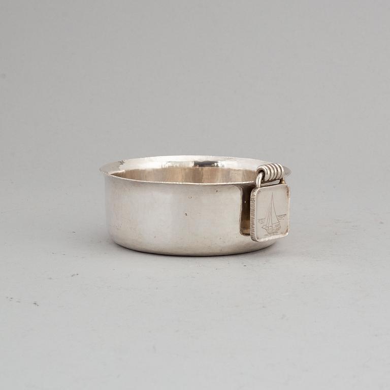 CLAËS GIERTTA, a sterling silver coaster, Stocholm 1992.