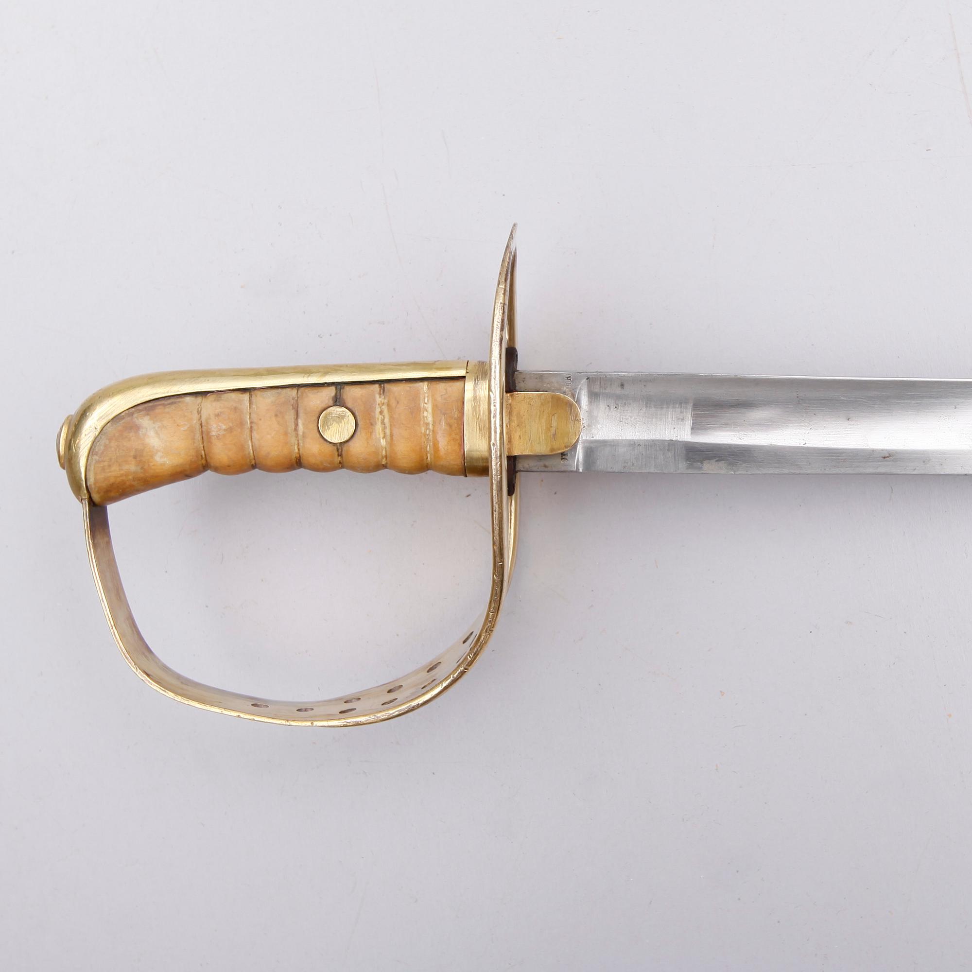 SABEL, modell 1867-1893, för kavalleri.