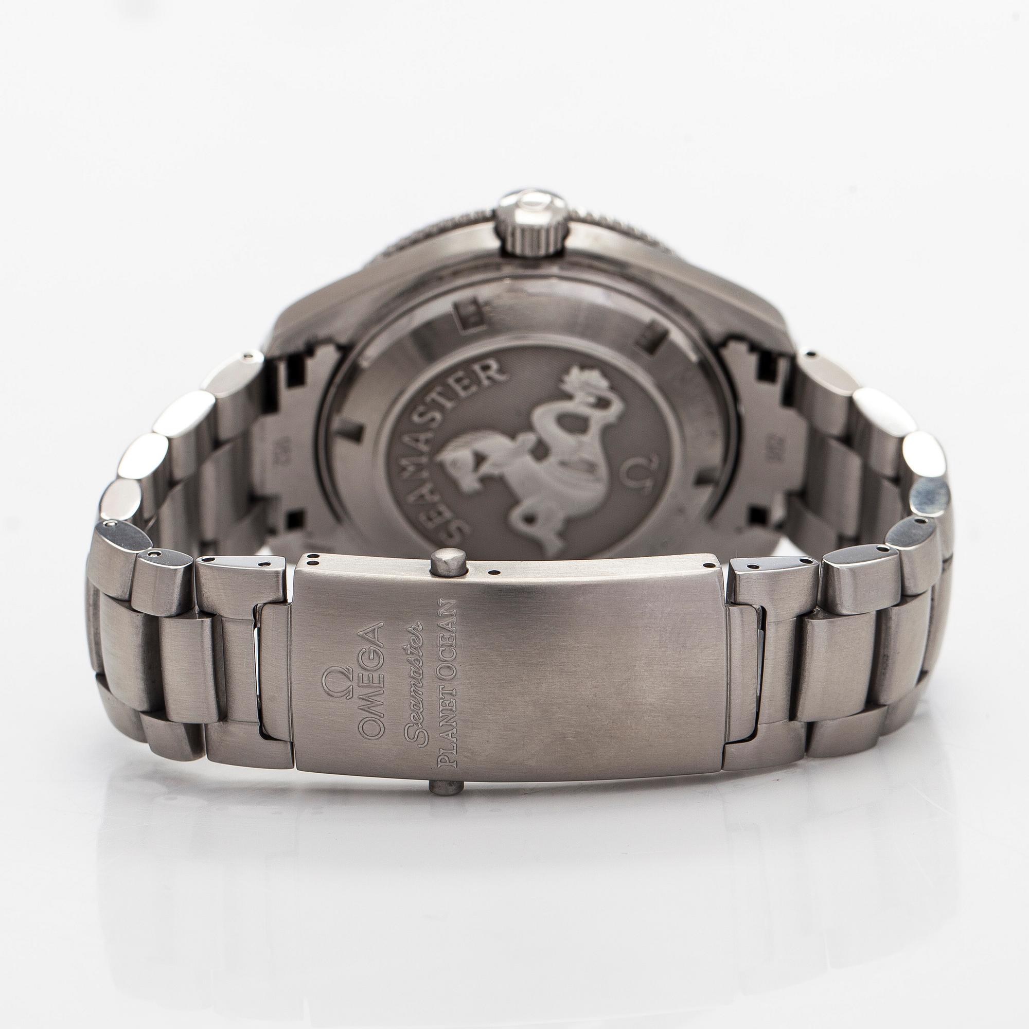 Omega, Seamaster, Planet Ocean, rannekello, 41,5 mm.