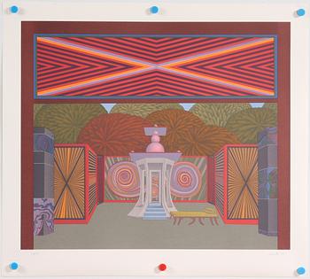 WOLFGANG HUTTER, litografier, 17 st, ur "Trollflöjten", sign o numr.