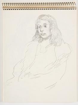 Lotte Laserstein, Sketchbook with approximately 42 drawings, of which 1 is signed.