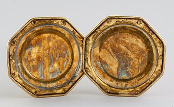 LJUSSTAKAR, 1 par, barockstil, 1900-talets första hälft.