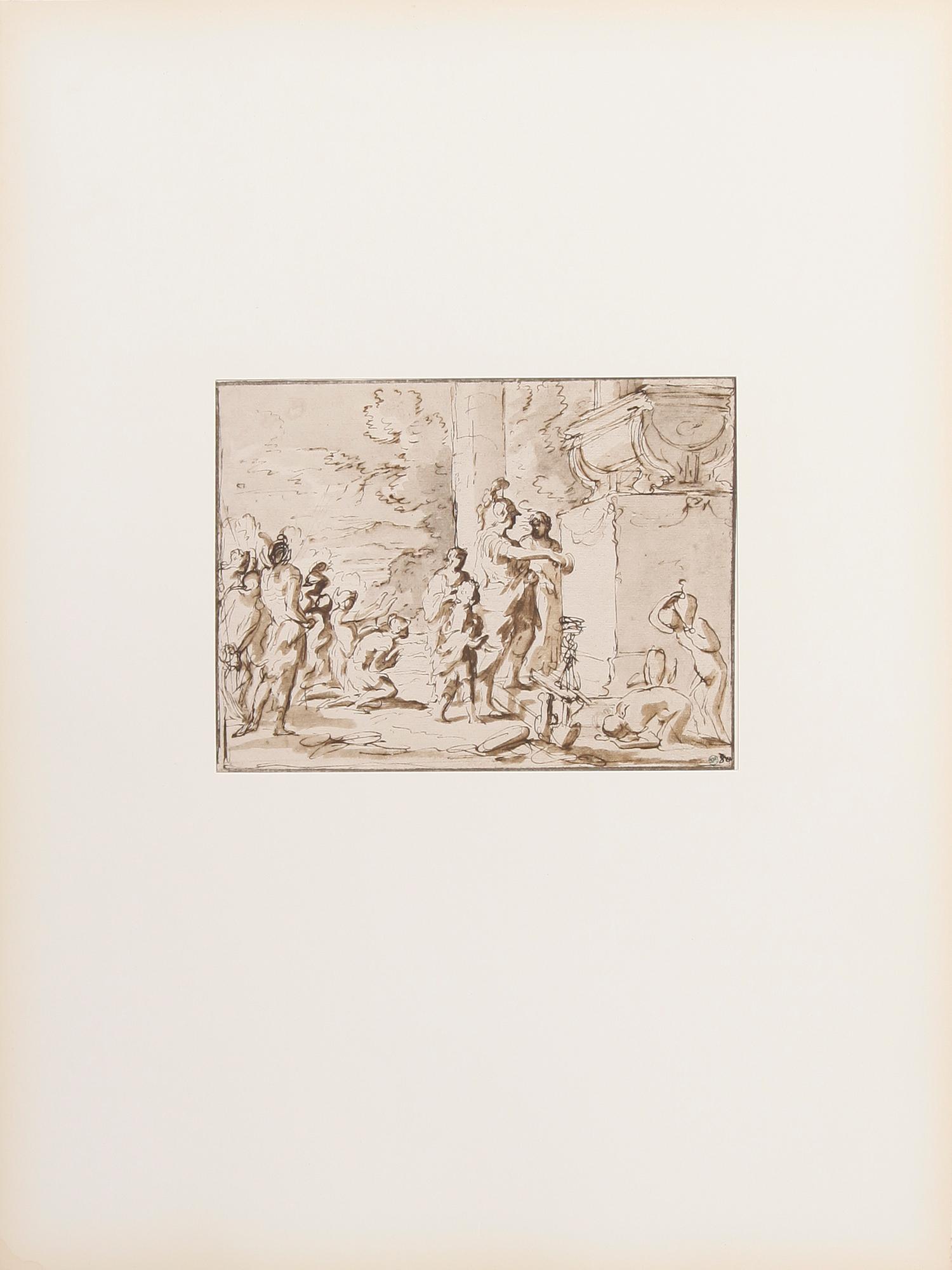 MAPP med 18 reproduktioner av Nicolas Poussin, utgiven av John Kroon. Nr 180/400.