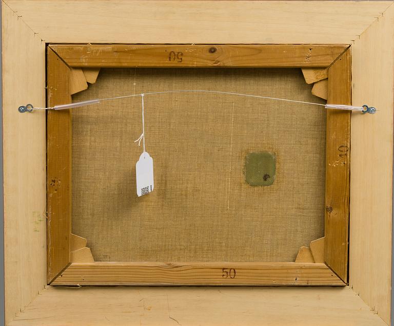 INA SJÖSTRÖM, öljy kankaalle, signeerattu.