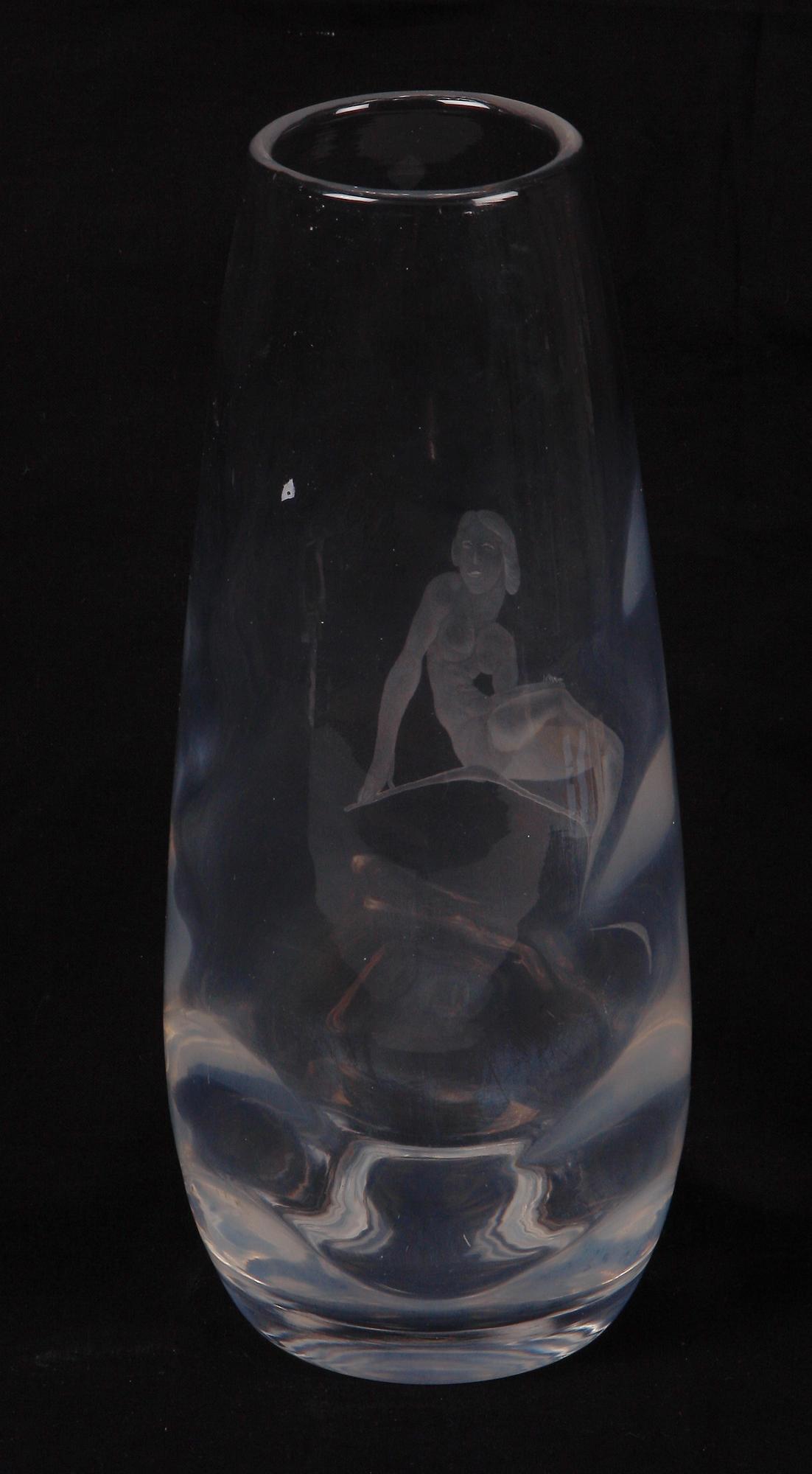 VAS, glas, Kosta, sign Bergh, dat 1939.