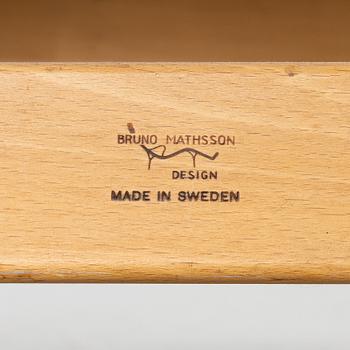 Bruno Mathsson, a 'Pernilla' armchair with ottoman, Firma Karl Mathsson, Värnamo.