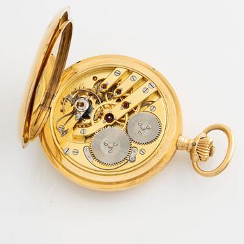 IWC, pocket watch, hunter, 53 mm.