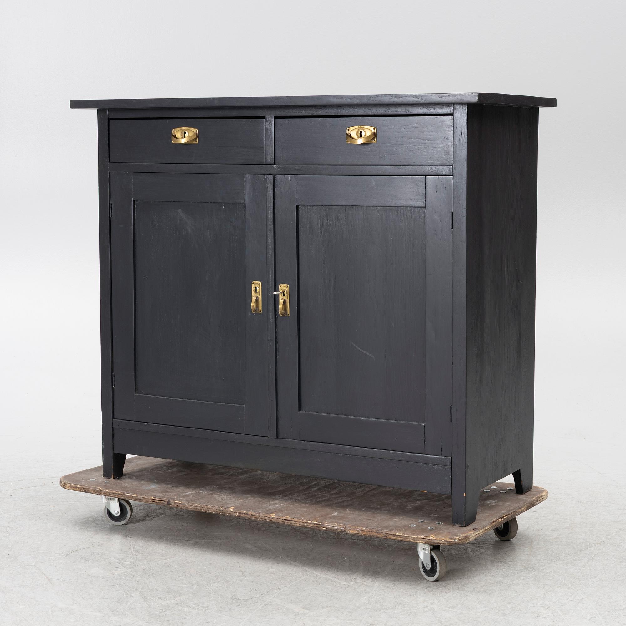An Art Nouveau sideboard, circa 1900.