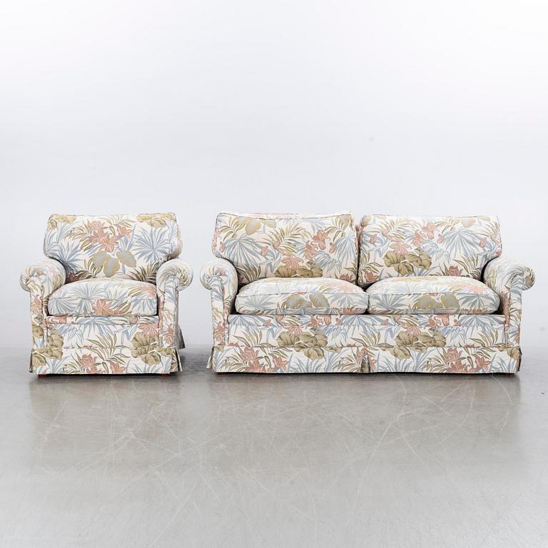 ARNE NORELL, Couch and easy chair, second half of the 20th century.