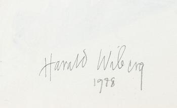 Harald Wiberg, Gröngöling på trädstam.