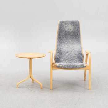 Yngve Ekström, armchair and table, "Lamino", Swedese.