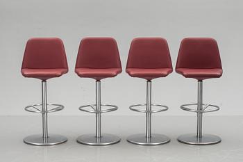 BARSTOLAR, 4 st. Johanson design.