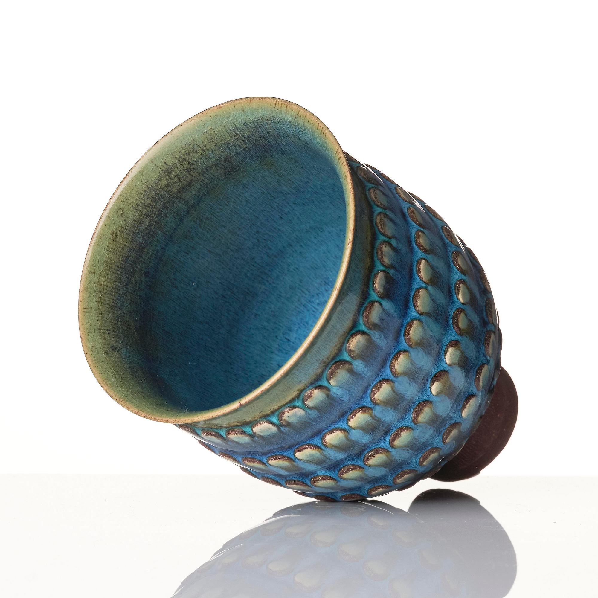 Wilhelm Kåge, a Farsta stoneware vase, Gustavsberg Studio 1950s.