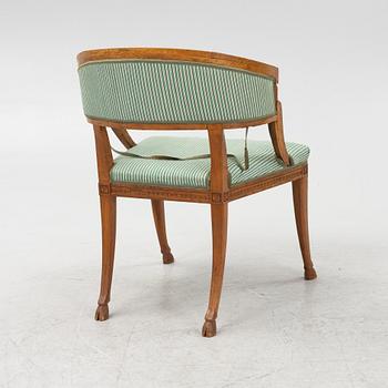 A late Gustavian style chair, around the year 1900.