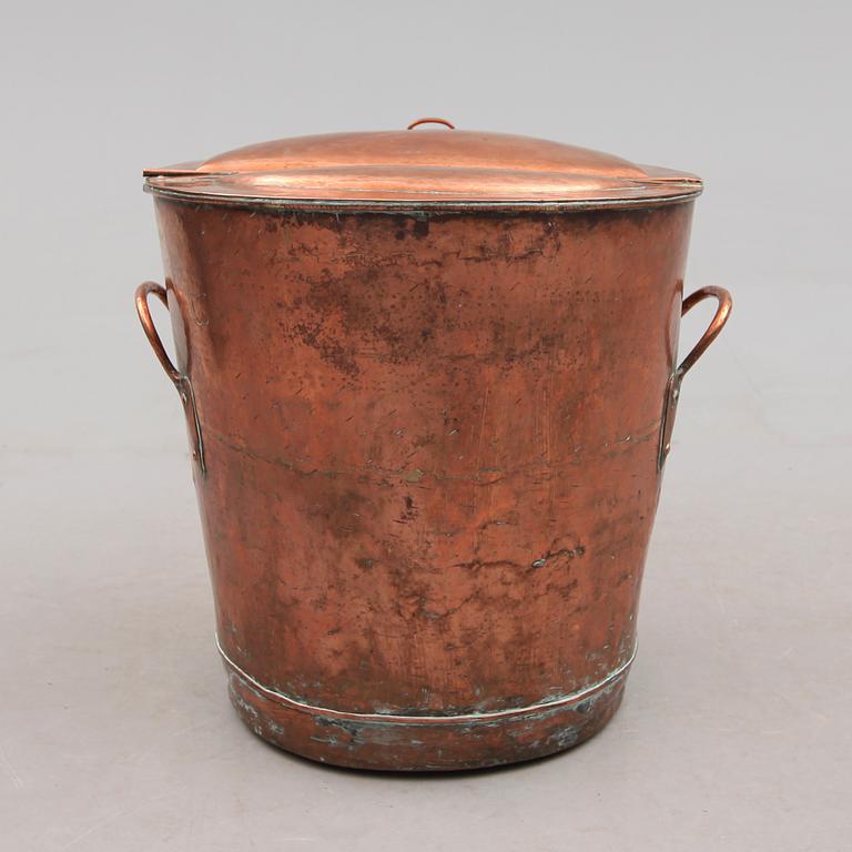 VATTENTUNNA, koppar, 1800-tal.