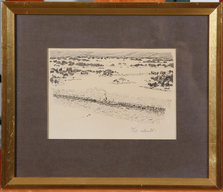 SVENSSON, ROLAND. Litografier, 3 st. Sign. o numr.