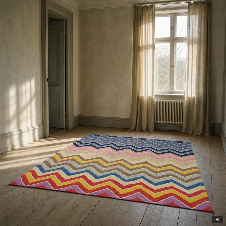 A Kelim rug, c. 240 x 175 cm.