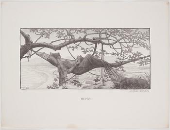 Tyra Kleen, mapp med sju litografier.