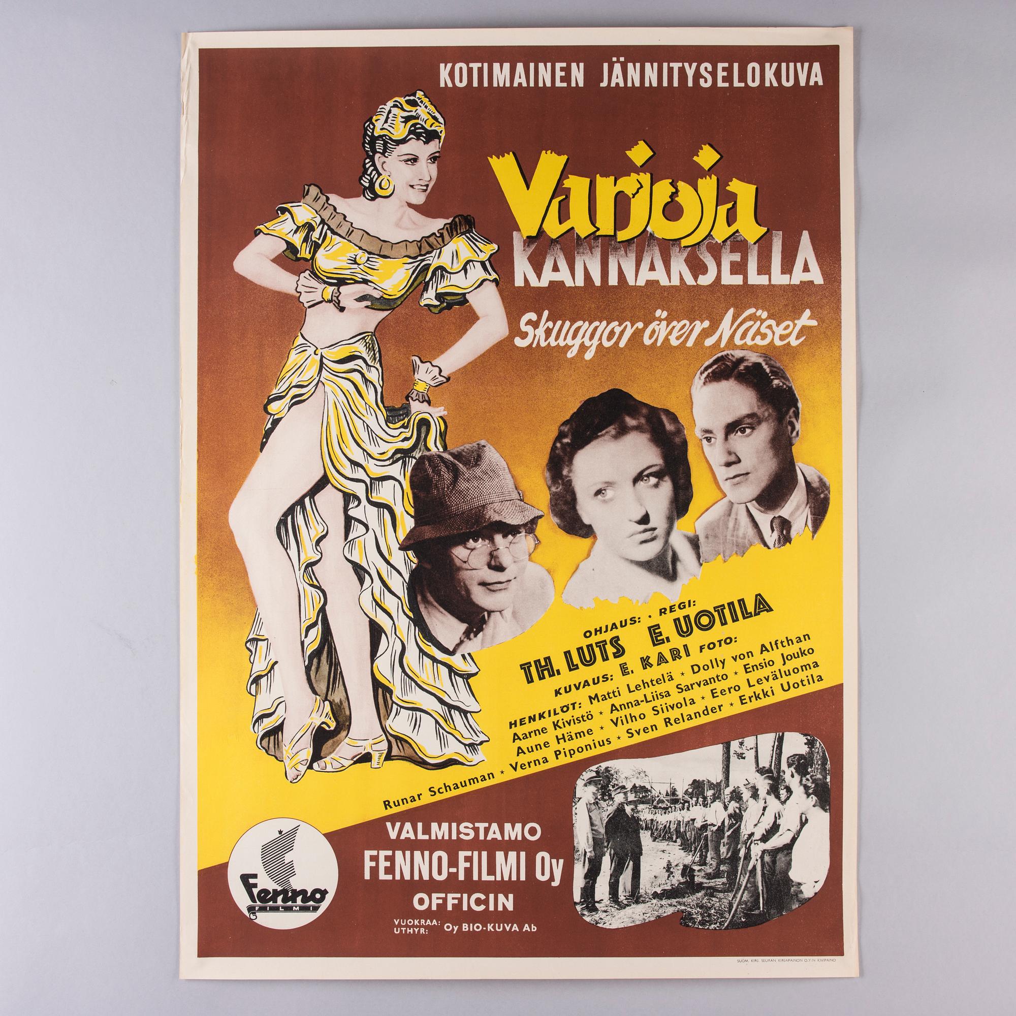 FILMAFFISCHER, 7 st, 1940-50-tal.