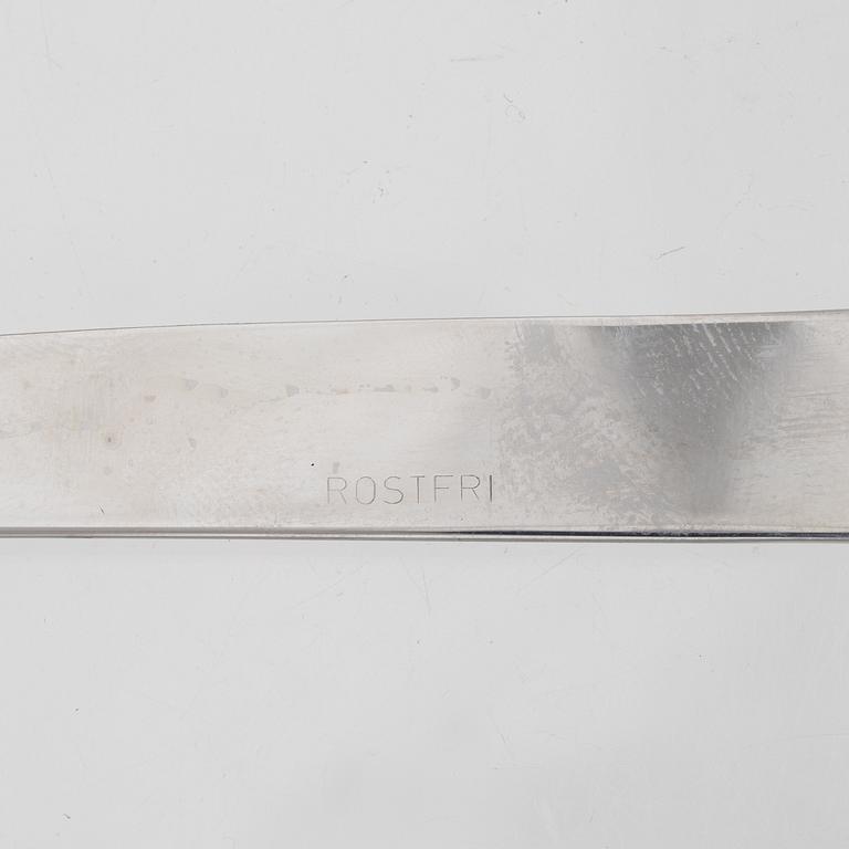Jacob Ängman, a set of 21 silver flatware service parts, 'Rosenholm', GAB, among others, Eskilstuna, 1979.