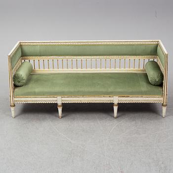 An early 19th century late Gustavian sofa.