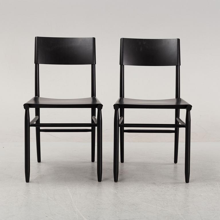 David Ericsson, a set of six 'Madonna' chairs from Gärsnäs, 2018.
