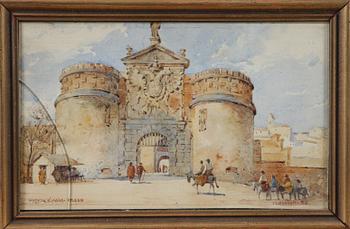 ISAK GUSTAF CLASON, 3 st akvareller, sign o bl a dat "88".