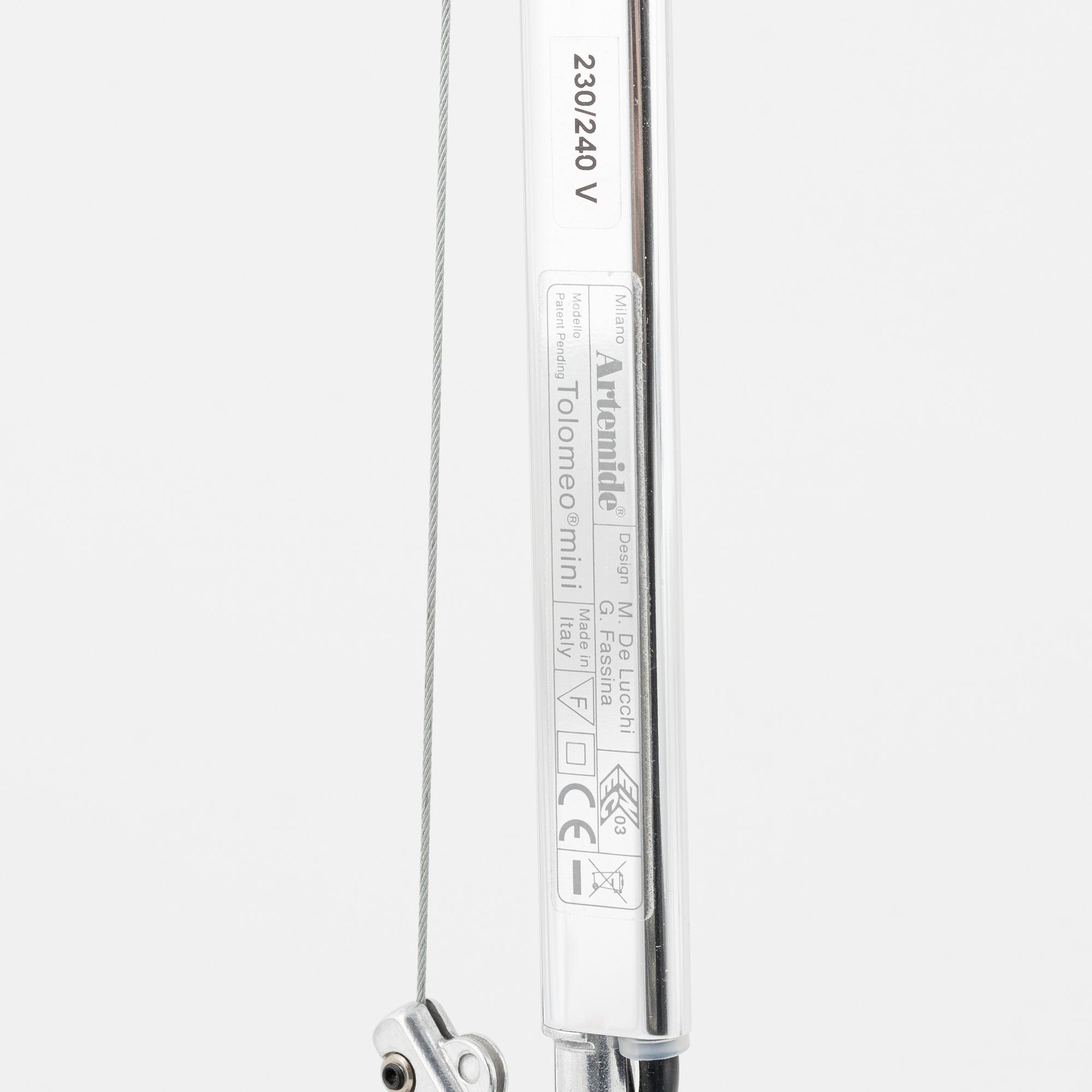 A pair of 'Tolomeo' desktop lamps by Michele De Lucchi & Giancarlo Fassina for Artemide.
