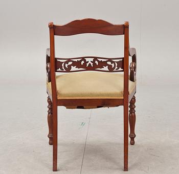 KARMSTOL. Senempire, 1800-talets mitt.
