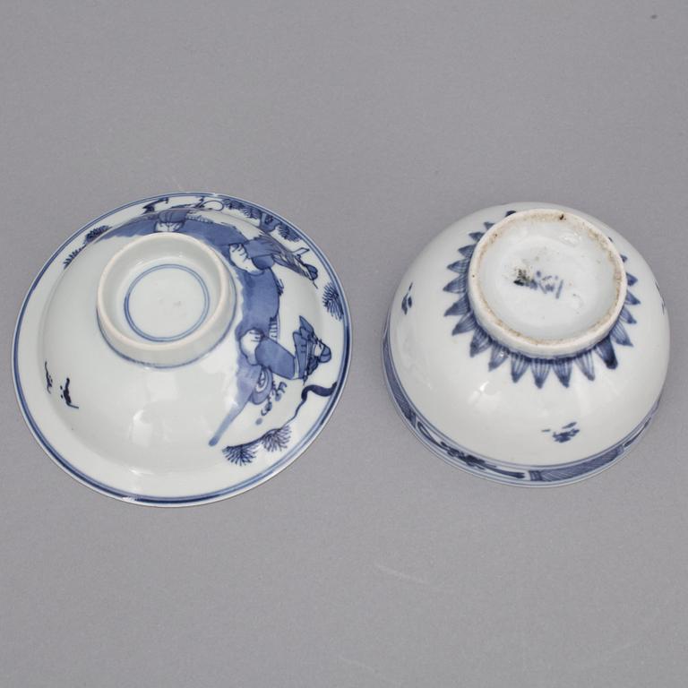 PARTI KINAPORSLIN, 6 delar, sannolikt 1800-tal resp tidigt 1900-tal.